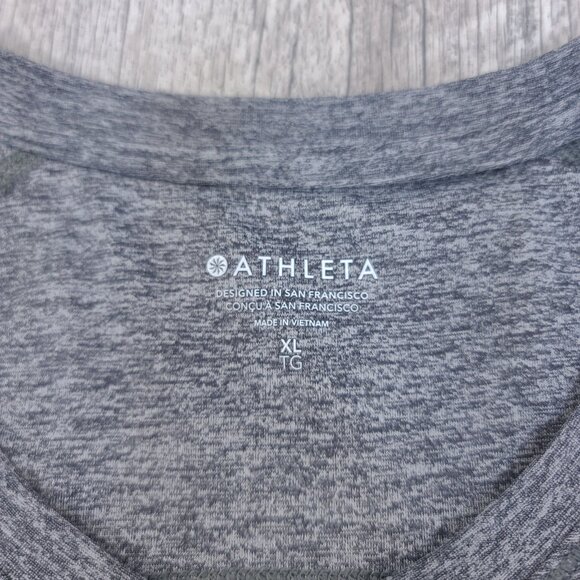 Athleta Shirt Womens XL Gray Pacifica Illume UPF Relaxed Long Sleeve Performance - Picture 5 of 8